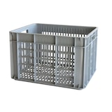 thumbnail of GILAC Caisse ajourée avec poignées GILAC empilable 500 x 400 x 330 mm - 48 L - gris - Gris G190551