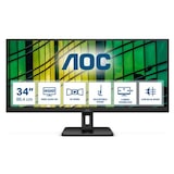 thumbnail of Monitor de 23 a 36 pulgadas aoc monitor 34 va hdmi x2 dp usb