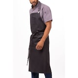 thumbnail of Chef Works® BOULDER Latzschürze extra groß, Schwarz Lila