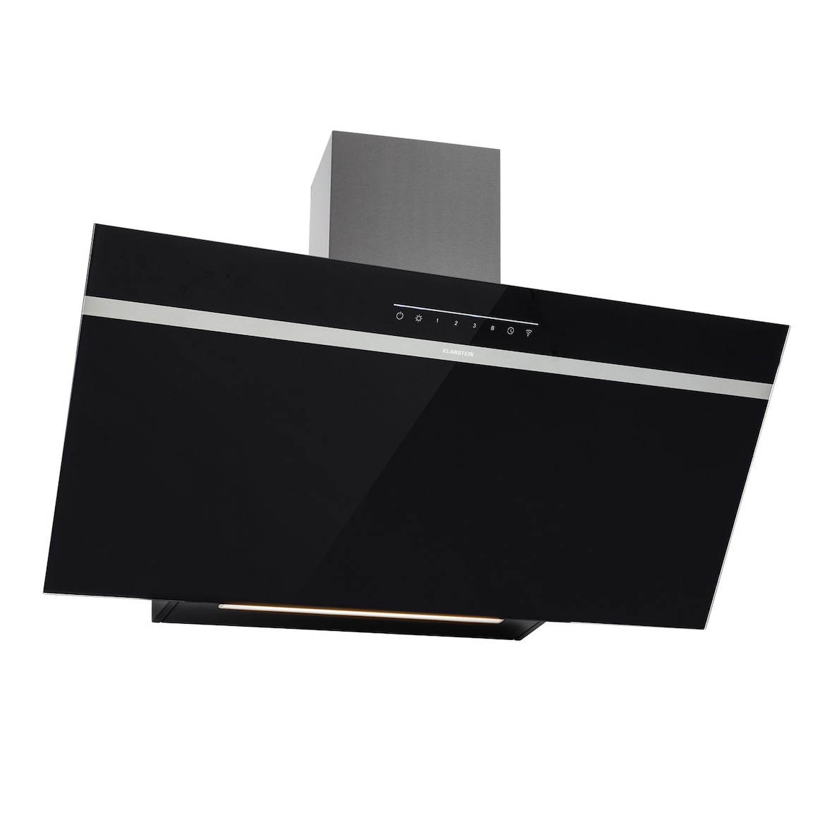 Klarstein Ava 90 Dunstabzugshaube 90cm Wandhaube WiFi A++ 515m³/h Touch Schwarz