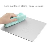 thumbnail of Tapis De Souris Antidérapant Double Face En Alliage D'Aluminium Facile À Nettoyer Argent YONIS