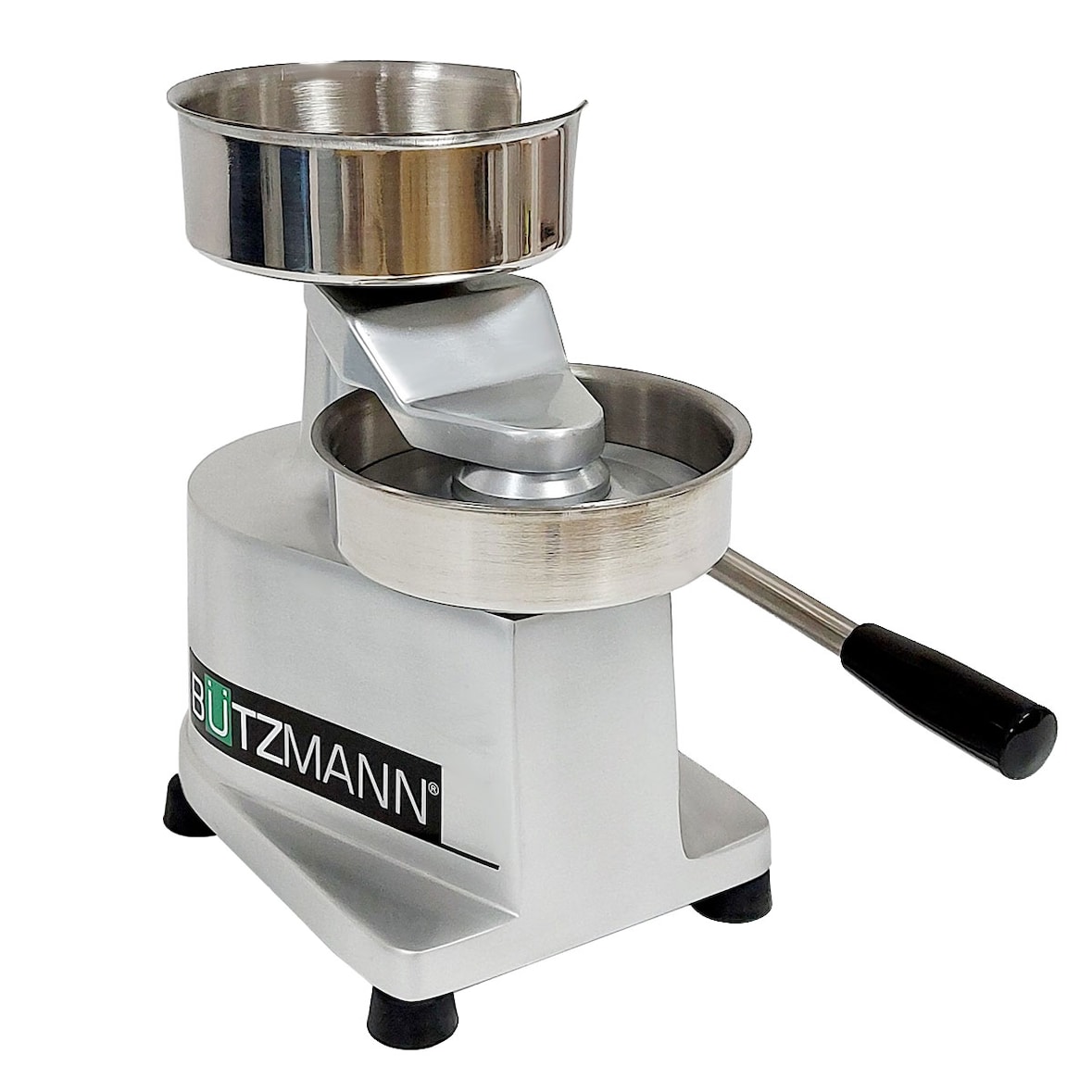 Bützmann H130 130 mm runde manuelle Frikadellenmaschine.