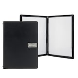 thumbnail of Securit® Gamma in Pelle - Grezza - Menu in cuoio rigenerato - A4 (1 inserto doppio incluso per portamenu che mostra 4xA4)