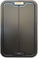 thumbnail of WellHome - Edelstahl-Abfalleimer mit automatischem Sensor und Flügeldeckel, Metallicfarbe, 70 l – 41 x 26,5 x 77 cm
