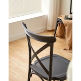 thumbnail of Chaise noire style BISTROT en résine polypropylène