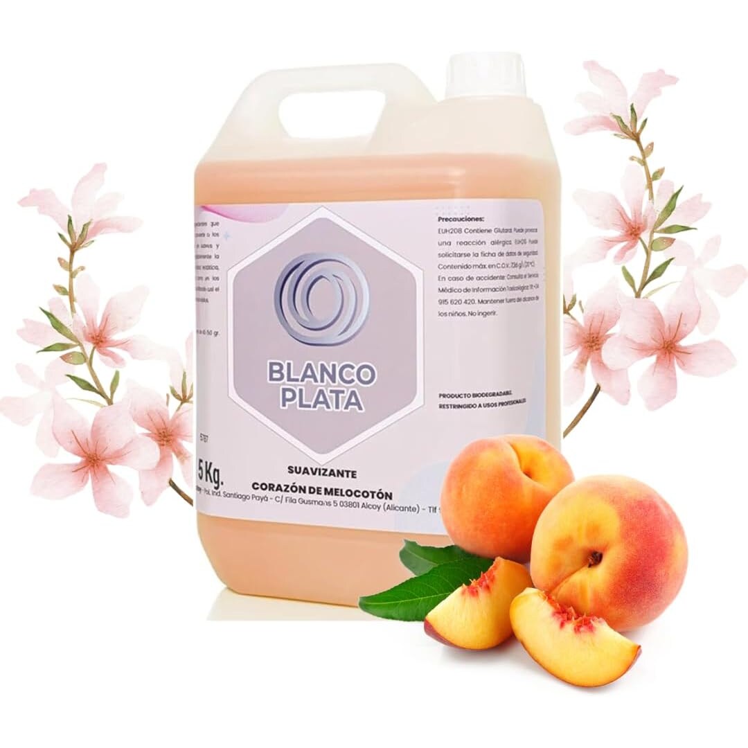 Suavizante Melocotón Blancoplata 5 litros 100 lavados