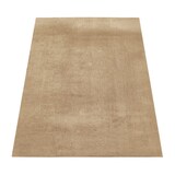 thumbnail of Teppich Kurzflor waschbar Unifarben Wohnzimmer schmutzabweisend Natur Quadrat 200S | 100% Polyester | Florhöhe: 10 mm | pflegeleicht