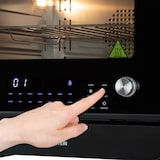 thumbnail of Vita Pro Heißluftfritteuse Dampfgaren 2450 W 18 Ltr 800 ml Wassertank Schwarz