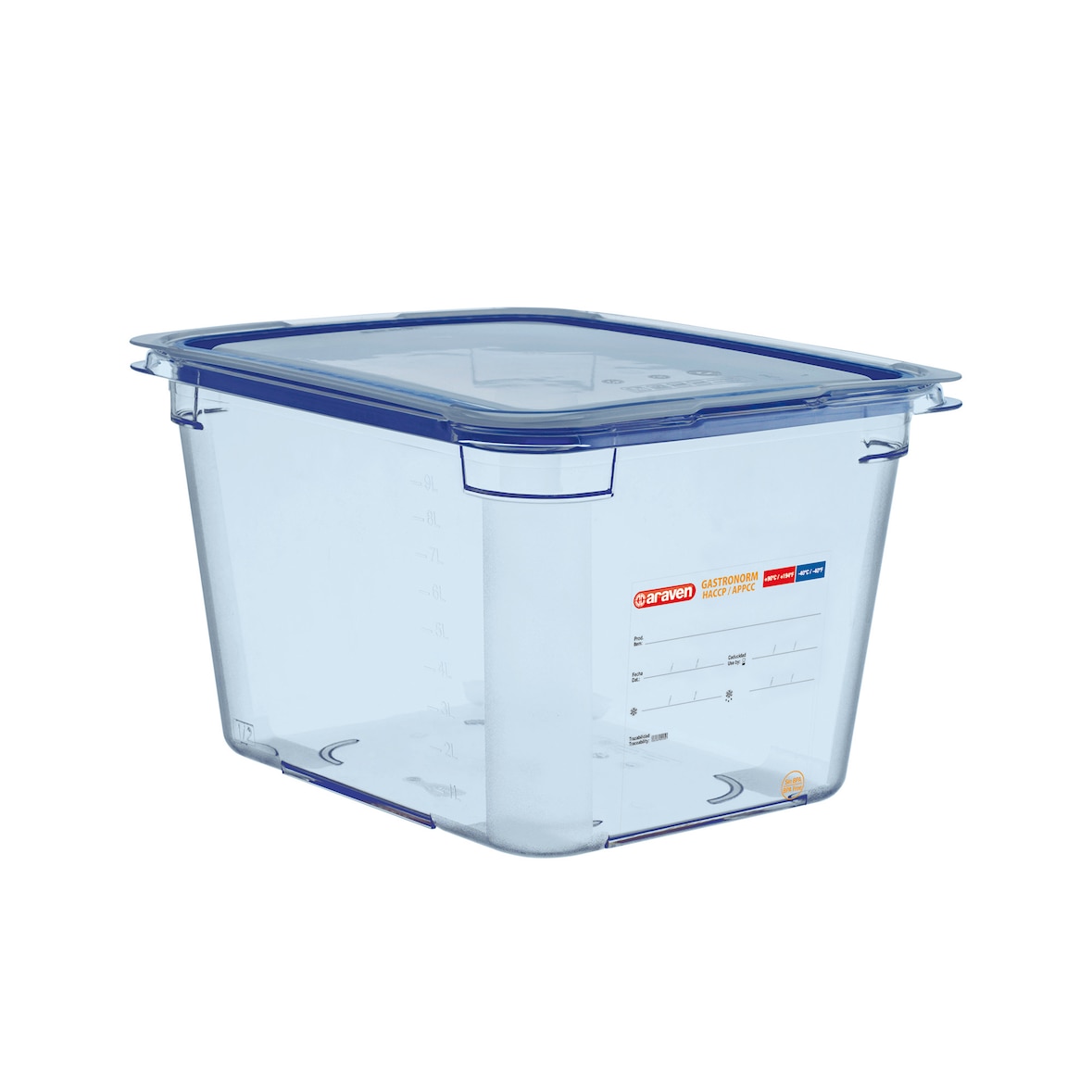 Araven Hermético Bpa Free Gn1/2 200Mm  10,25L  Transparente