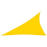thumbnail of Vela ombrellone triangolare in tessuto oxford 3x4x5 m giallo modello Patio Signature Max