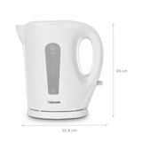 thumbnail of TRISTAR Hervidora de 1.7 L, Control del Strix, Indicador de nivel de agua y de contenido máximo, Protección contra ebullición en seco, 2200 W, blanca