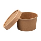 thumbnail of 250x Dressingbecher Saucenbecher inkl. Deckel aus Kraftpapier FSCR  60ml