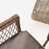 thumbnail of Conjunto sofás de jardín, Mesa Centro 140 cm, 2 butacas y 1 sofá 3 plazas, Color Natural, Aluminio y rattán sintético Abierto Redondo, 5 plazas