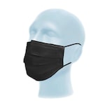 thumbnail of 100 Suavel Protec Black - latexfrei - unsteril - Typ II - 3-lagig - Mundschutz