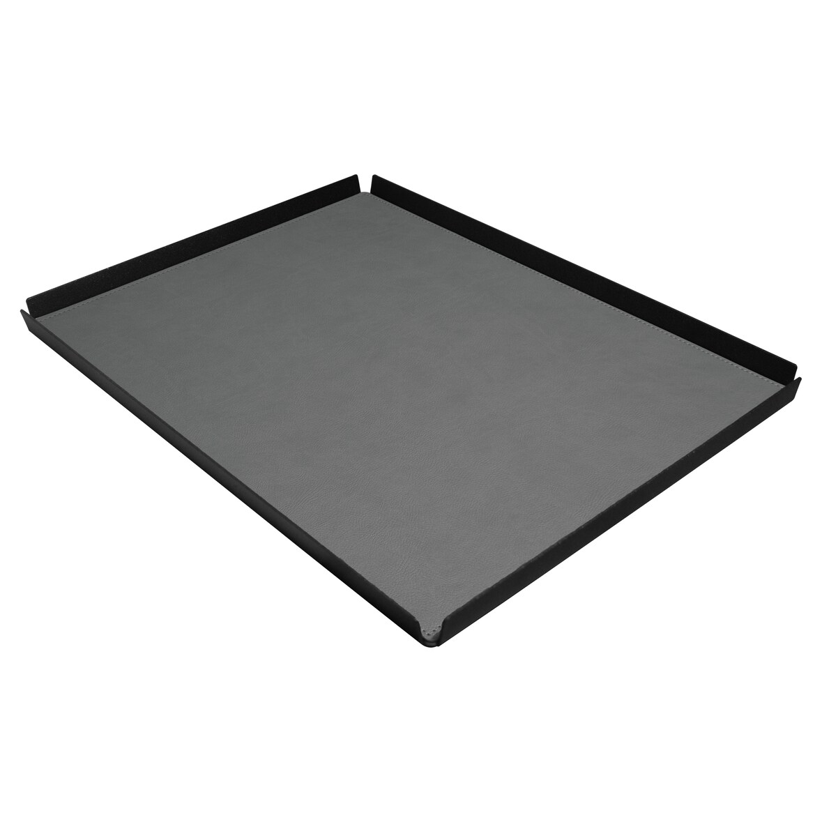 Stil Casa, set van 6 dienbladen voor hotelkamer, interieur van gelaagd polyurethaan, 51,5x39,5 cm, kleur grijs.