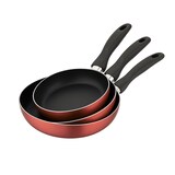thumbnail of BERGNER - Set aus 3 Pfannen Ø16/20/24cm aus gepresstem Aluminium in metallic-copper mit Set 3 Utensilien aus Silikon und Holz