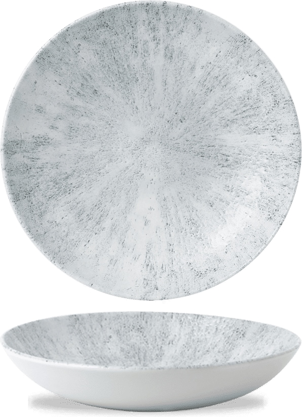 Churchill Stone Pearl Grey Teller Tief Coup 24,8cm