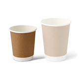 thumbnail of greenbox - Coffee to go Becher aus Pappe, doppelwandig, 200 ml / 8 oz, Ø 80 mm, braun, 25 St.