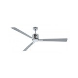 thumbnail of Deckenventilator mit WLAN CasaFan ECO NEO III 152 cm 948333 W Motor aus gebürstetem Chrom / Wendeflügel Weiß und Hellgrau