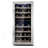 thumbnail of Klarstein Vinamour 33 Duo Weinkühlschrank 2 Zonen 89 L / 33 Flaschen 5-18°C Touch Edelstahl