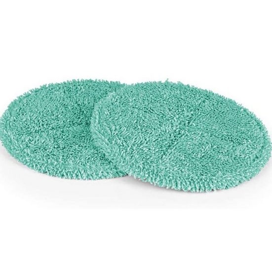 CLEANmaxx Akku-Spray-Mopp 360° - Ersatz-Pads 2er-Set - türkis