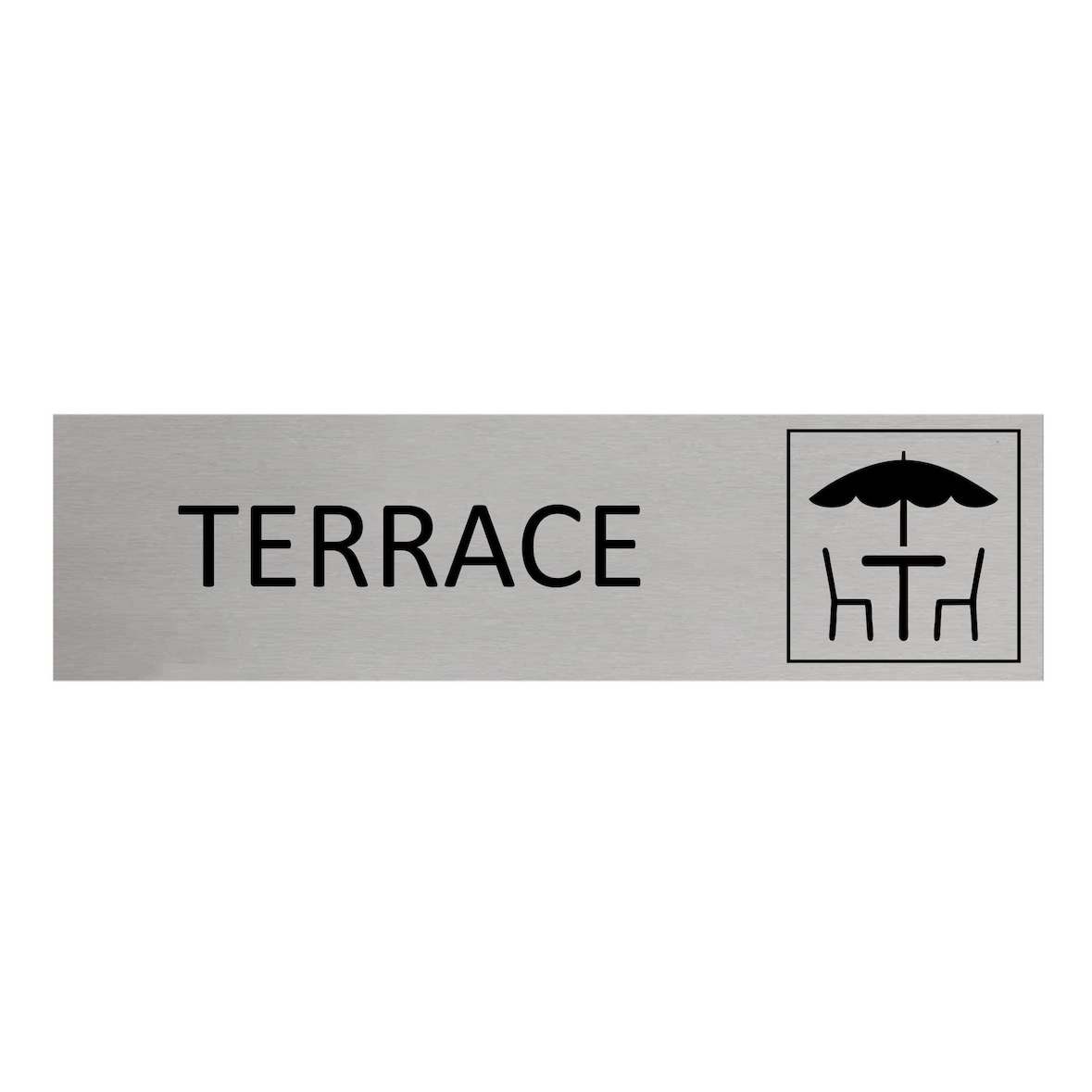 CombiCraft Aluminium deurbordje Terrace 165x45mm met tape - per stuk