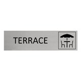 thumbnail of CombiCraft Aluminium deurbordje Terrace 165x45mm met tape - per stuk
