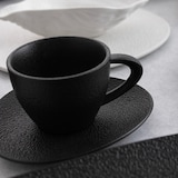 thumbnail of Bidasoa Fosil Taza Porcelana Negro 22cl