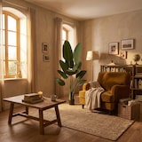 thumbnail of Well Home - Palmera platanera artificial con maceta negra para interior 210 cm