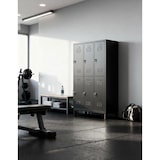 thumbnail of TwinThink Taquillas Vestuario 180cm de 6 Puertas Taquilla Metalica con Llave Taquillas Vestuario 6 Puertas Taquilla Vestuario Metalicas (Negro)