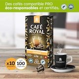 thumbnail of Café en Capsules Aluminium - Café Royal Pro | 100 Dosettes - Compatibles avec les Machines à café Nespresso®* Alu à usage Domestique - SAVEUR VANILLE