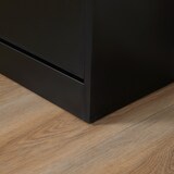 thumbnail of Zapatero moderno zapatero de entrada recibidor con 2 cajones y estantes ajustables zapatero estrecho para pasillo 60x24x80 cm negro