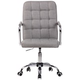thumbnail of Cadeira de escritório Terni cinza/tecido