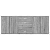 thumbnail of vidaXL Sideboards 3 Stk. Grau Sonoma Holzwerkstoff