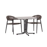 thumbnail of acamp Tischgruppe 2x 57162 brooklyn 1x 56620 piazza 80x80cm anthrazit inox