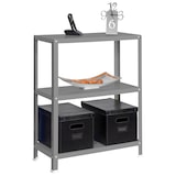 thumbnail of Etagère en métal sans vis pour la maison Simonhome 3 étagères. Couleur gris/gris 900x800x300 mm