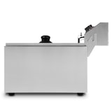 thumbnail of VERTES Freidora de acero inoxidable, capacidad de 8 litros, 50-200 °C, 2800 W, 230 V, principio de zona fría, freidora para hostelería.