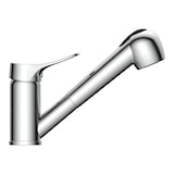 thumbnail of Küchenarmatur VERONA mit Geschirrbrause, Niederdruck Armatur Küche, 360° schwenkbarer Wasserhahn Küche in Chrom