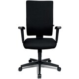 thumbnail of Drehstuhl Light Star 20 mit Armlehnen schwarz Fußkreuz schwarz