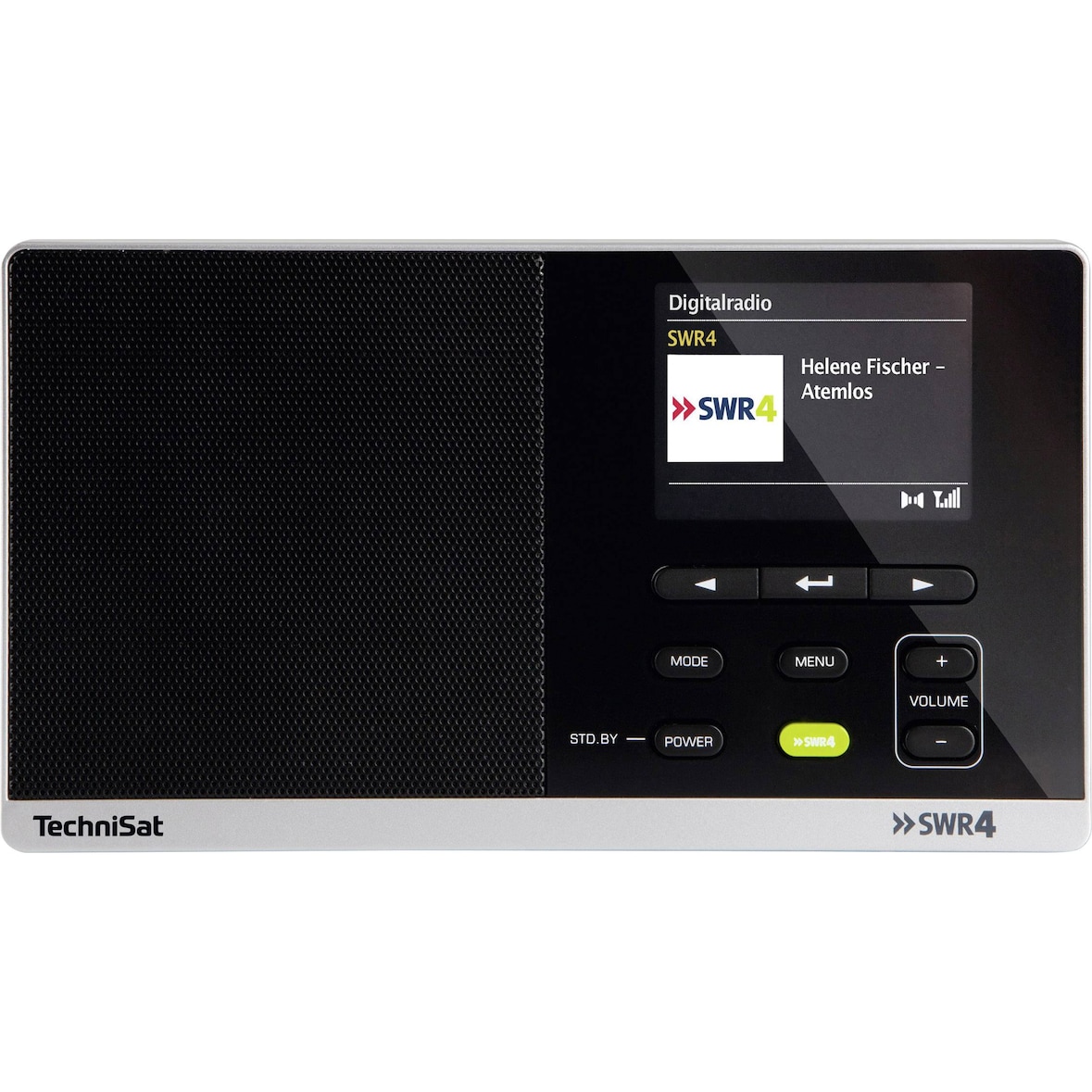 TechniSat DigitRadio 215 SWR 4 - Edition Kofferradio DAB+, UKW Schwarz 0000/4995