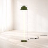 thumbnail of Now's Home - Lampadaire en métal vert olive  brillant 30x30x148cm thalia
