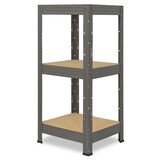 thumbnail of shelfplaza PRO 90x30x30 cm Schwerlastregal in grau mit 3 Böden und 200 kg Traglast pro Boden