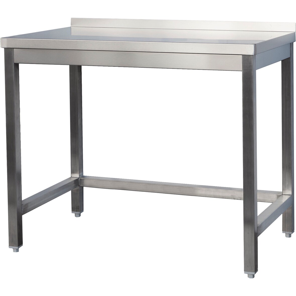 Gastro Arbeitstisch o. Grundboden mit Aufkantung Edelstahl (BxT) 2900 x 700 mm