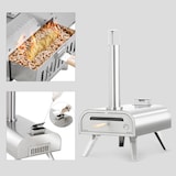 thumbnail of BIGHORN Pizza Pellet Oven - 16inch - Pizza oven voor Buiten - Draagbaar - Opvouwbaar - Ingebouwde Thermometer - Glazen Deur