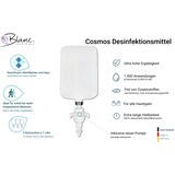 thumbnail of SET: Desinfektionsspender SENSOR Blanc Cosmos versch. Farben + Tischständer weiß +3x 1-Liter Hautdesinfektion : Farbe - Silber / Schwarz