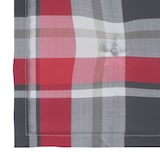 thumbnail of vidaXL Gartenstuhl-Sitzkissen 2 Stk. Rot Karomuster 50x50x4 cm Stoff