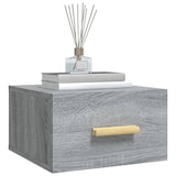 thumbnail of vidaXL Wand-Nachttische 2 Stk. Grau Sonoma 35x35x20 cm
