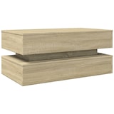 thumbnail of vidaXL Couchtisch mit LED-Leuchten Sonoma-Eiche 90x50x40 cm
