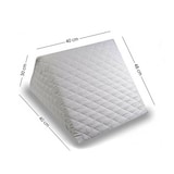 thumbnail of Almohada con forma de cuña sujeción de espalda y piernas cojín de lectura 40x30x48cm