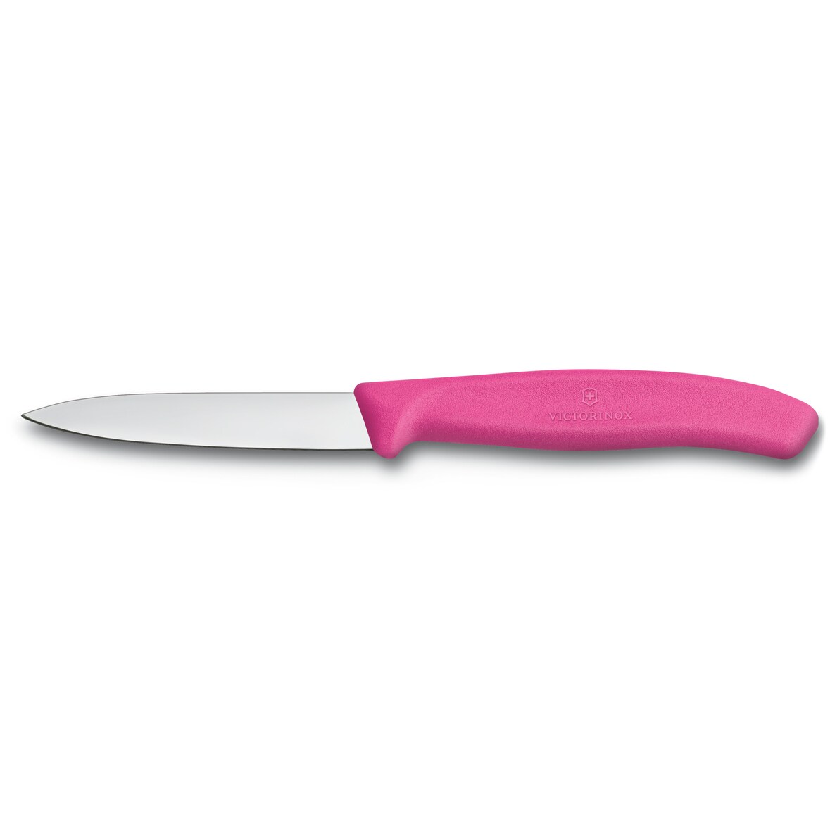 Victorinox coltello spelucchino Fucsia lama liscia cm 8